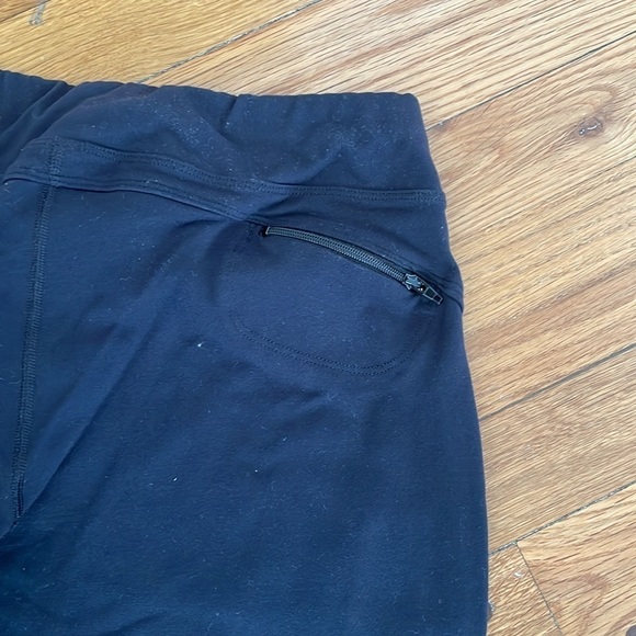 Lucy Black Women M Petite MP Wide Leg Track Athletic Lounge Gym Pants - Picture 6 of 6